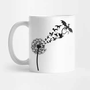 Dandelion Dragons Soar Free Mug